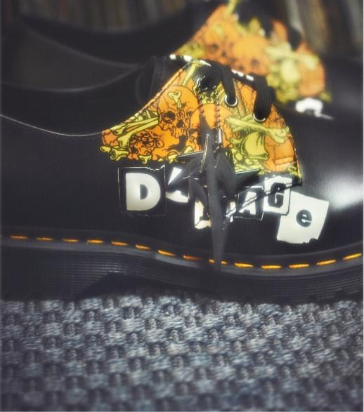 Metallica X Dr. Martens 1461 Shoe Details